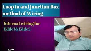 Internal wiring system of wiringjunction Box and loop in method [upl. by Idorb]