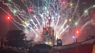 Disney Illuminations Finale Disneyland Paris Fireworks Final Show April 11th 2023 [upl. by Libbie]