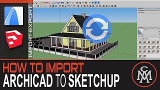 How to export Archicad model to Sketchup [upl. by Leontyne]