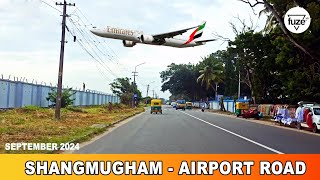 Shangumugham  Airport road  Trivandrum  Fuze HD [upl. by Esinehs]