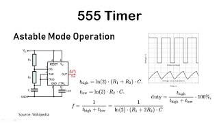 Astable and Monostable operation using 555 timer in TinkerCAD [upl. by Emmaline]