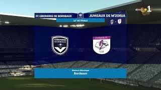 Jumeaux de Mzouazia face aux Girondins de Bordeaux [upl. by Tybald]