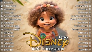 Walt Disney Songs Collection with Lyrics 2024 🛕 The Most Romantic Disney Songs  Disney Soundtracks [upl. by Attolrahc]