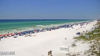 LIVE Beach Cam Destin FL  Ocean Reef Resorts [upl. by Esiuol]