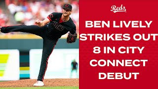 Ben Lively strikes out eight in City Connect debut [upl. by Alberik251]