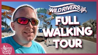 Wild Rivers Waterpark Full Walking Tour  Soft Opening July 2022 [upl. by Seraphim]