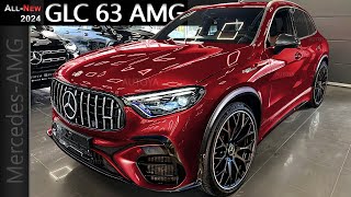 2024 MercedesBenz GLC 63 AMG  FIRST LOOK Most Powerful SUV in Its Class [upl. by Alih930]