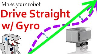 How to Make your Robot Drive Straight with the EV3 Gyro [upl. by Inavihs]