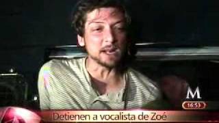 Detienen a León Larregui vocalista de Zoé en la Roma [upl. by Welch]