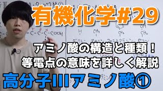 【高校化学】高分子III①「αアミノ酸の性質、等電点の意味」【有機化学29】 [upl. by Melnick]