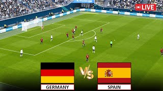 🔴LIVE  GERMANY vs SPAIN I QUARTER FINAL II FULL MATCH STREAMING I eFOOTBALL PES 21 GAME [upl. by Sadnalor]