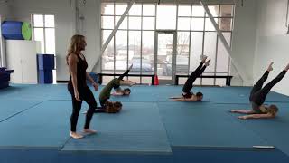 Acro dance 20 min Limbering and Balancing class [upl. by Clotilda]