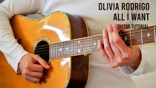 Olivia Rodrigo – All I Want EASY Guitar Tutorial With Chords  Lyrics [upl. by Selle664]