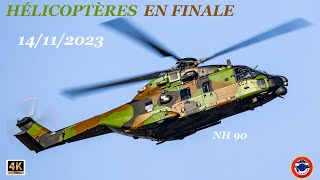 HELICOPTÈRES EN FINALE 33 ISTRES 14 Novembre 2023 [upl. by Marika]