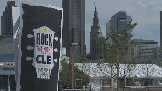 Rock the Night in Cleveland Celebration gets underway [upl. by Bergmann]