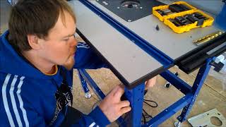 Triton TRA001 to Kreg Precision Router Table Install [upl. by Anohs340]