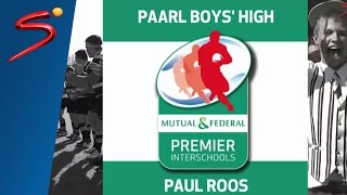 MampF Premier Interschools Paarl Boys High vs Paul Roos 1st Half [upl. by Byrom945]