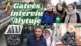 Gatvės interviu Alytuje Sveikinimosi diena 2024 11 21 [upl. by Neret]