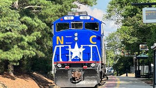 NC Star  NCDOT Amtrak Trains [upl. by Aicitel336]