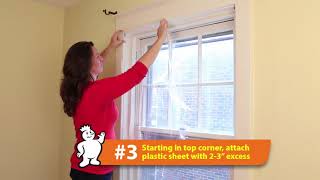 How to install the Frost King Shrink Window Insulation Kit [upl. by Anica]