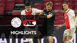 Highlights Ajax  AZ  Eredivisie [upl. by Geilich]