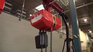 Roughneck Round Chain Electric Hoist  1Ton Capacity [upl. by Odinevneib]