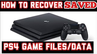 How to Restore  Recover Saved Game Data  Get Back your Saved Progress File on Playstation PART 2 [upl. by Laden778]