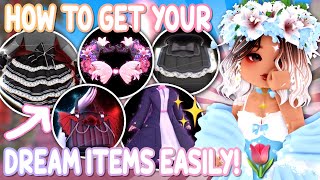 HOW TO GET YOUR DREAM✨ ITEMS EASILY TO BE RICH IN ROYALE HIGH Trading Tips amp Tricks Part 1 [upl. by Attaynik]