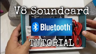 V8 Soundcard bluetooth Tutorial [upl. by Nalad793]