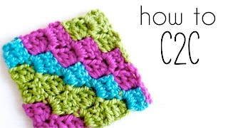 How to crochet C2C  Corner to Corner crochet tutorial ♥ CROCHET LOVERS [upl. by Magdalene]