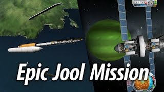 Single Launch Jool System Mission Episode 18 Kerbal Space Program KSP 11 Stock Career [upl. by Amalia]