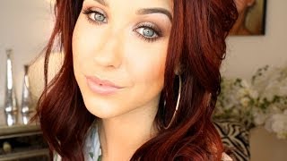 Natural Glam Makeup Tutorial  Jaclyn Hill [upl. by Rufina]