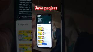 Java projects shortvideo javaproject [upl. by Kudva423]