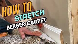 How To Stretch Berber Carpet [upl. by Meisel]