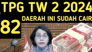 SERTIFIKASI TRIWULAN 2 TAHUN 2024 SUDAH CAIR DI 82 DAERAH INI TPG TW 2 2024 UANG TUNJANGAN GURU [upl. by Akehsay]