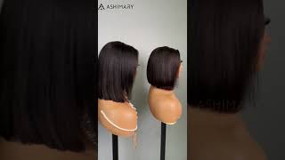 Which bob inch is your favorite ✨🤗 ashimaryhair wigs hair hairtutorial shorts [upl. by Ferree960]