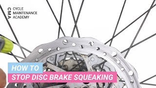 How to Stop Bicycle Disc Brakes From Squeaking [upl. by Annahaj39]