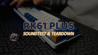 RK61 PLUS TYPING SOUNDTEST AND TEARDOWN GUIDE [upl. by Scott]