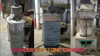 Whatnor Ka Stone Change  BUHLER Rice Mill [upl. by Nawiat208]