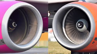 ✈ A320 Engine Sound Battle  CFM56 Vs IAE V2500 [upl. by Oine]