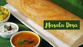 South Indian Masala Dosa  Kerala Traditional dosa recipe [upl. by Coppock]