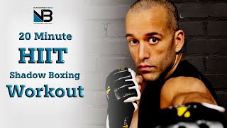 Calorie Killer 20 Minute Shadow Boxing HIIT Workout for Beginners at HOME [upl. by Avle]