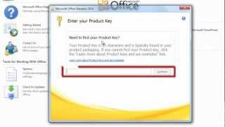 How to Change Office 2010 Product Key [upl. by Zachary]