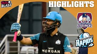 Moeen Ali Hits Super 50  Northamptonshire v Worcestershire  Highlights  Vitality Blast 2021 [upl. by Jemena]