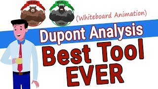 ROE DuPont Analysis  How to Use the DuPont Equation to Analyze a Stock  DuPont Decomposition [upl. by Newsom577]