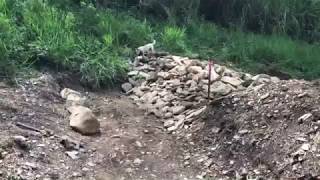 Permaculture Swale on steep slope [upl. by Greyso950]