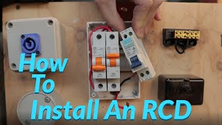 Electrical Wiring How to Install an RCD [upl. by Chrystel]