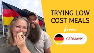 Low Cost Meals From Germany  Trying International Struggle Meals [upl. by Lagasse487]