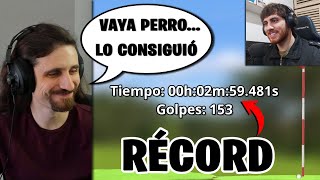 Alva Majo REACCIONA a mi RECORD en SU JUEGO [upl. by Goines]