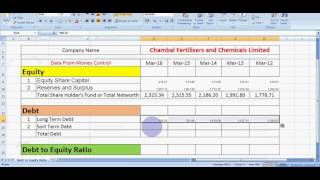 How to calculate Debt to Equity Ratio [upl. by Elohcim]